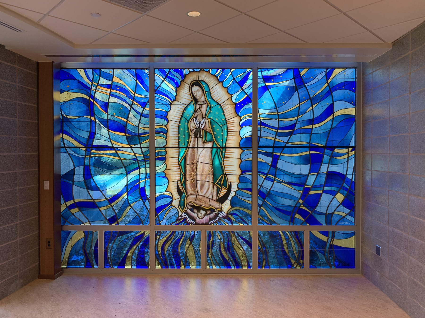 Our Lady of Guadalupe Stained Glass Window